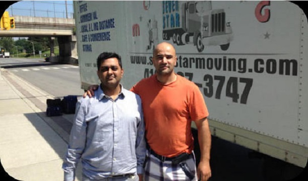 Toronto Movers moving Customer to new home